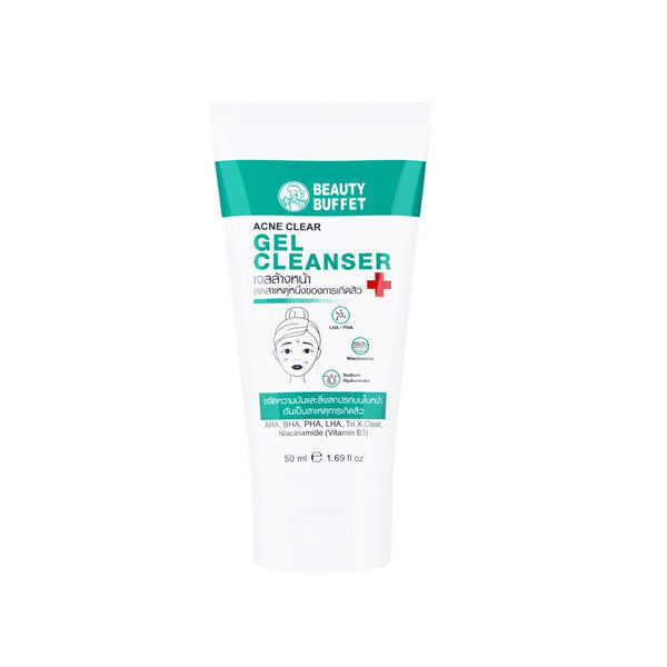 Beauty Buffet Acne Clear Gel Cleanser Packshot Front View