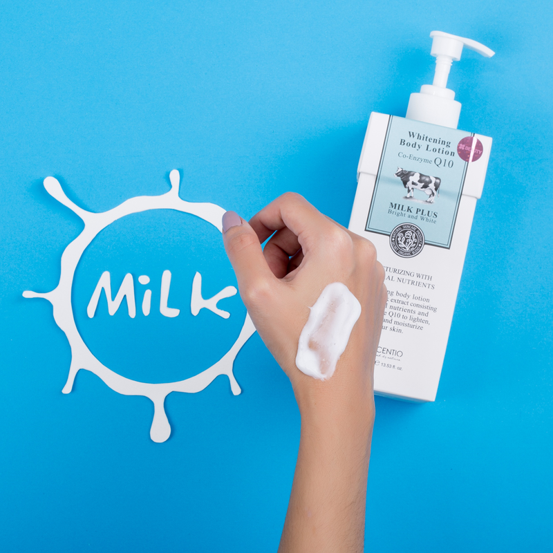 SCENTIO Milk Plus Whitening Q10 Body Lotion (400ml) *Exp: 02/2025