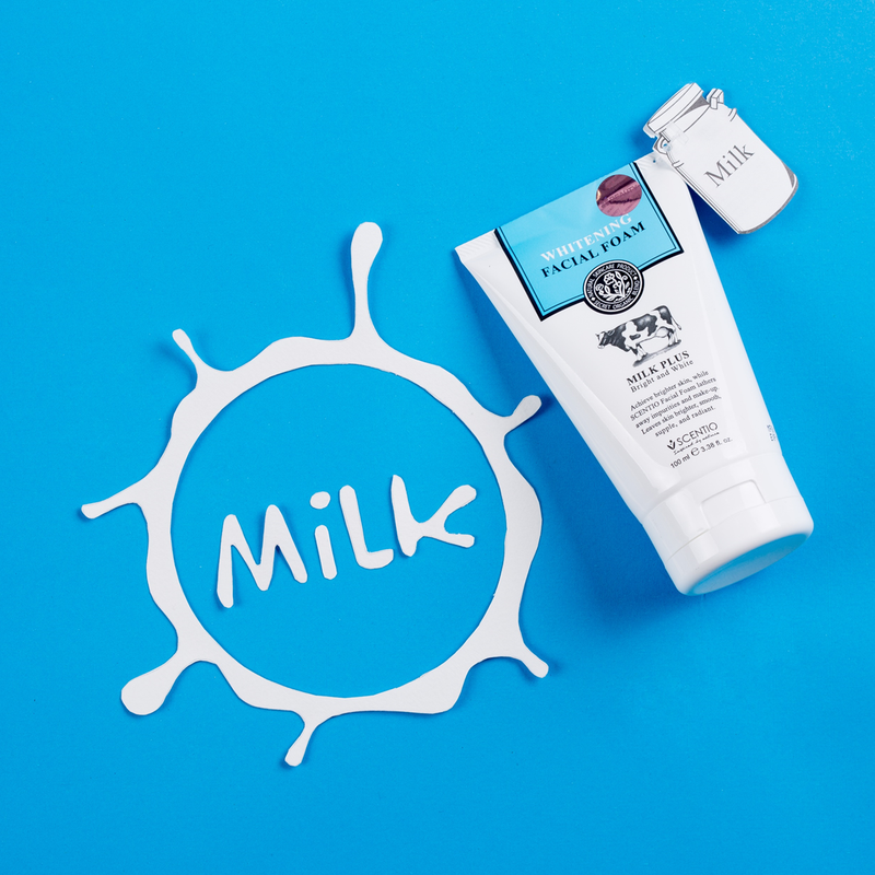 SCENTIO Milk Plus Whitening Q10 Facial Foam (100ml) *Exp 03/2025