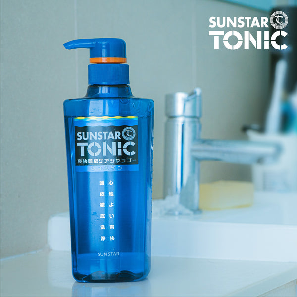 SUNSTAR TONIC Super Refreshing Scalp Care Shampoo 2 in 1 *with Conditioner 460ML