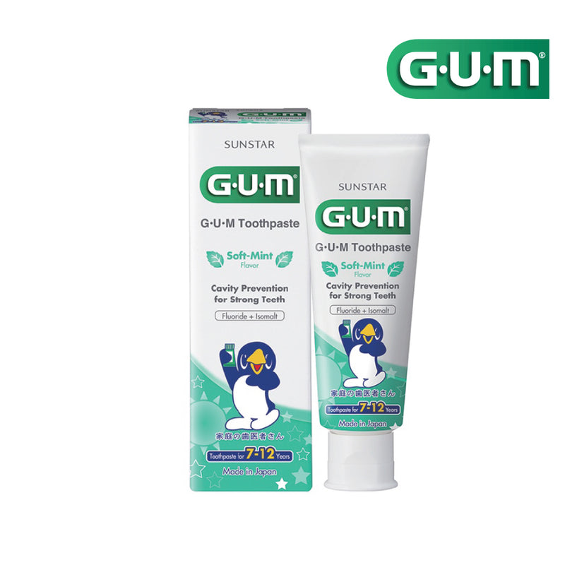 GUM Kids Toothpaste for 7-12 Year - Mint Flavour (70g)