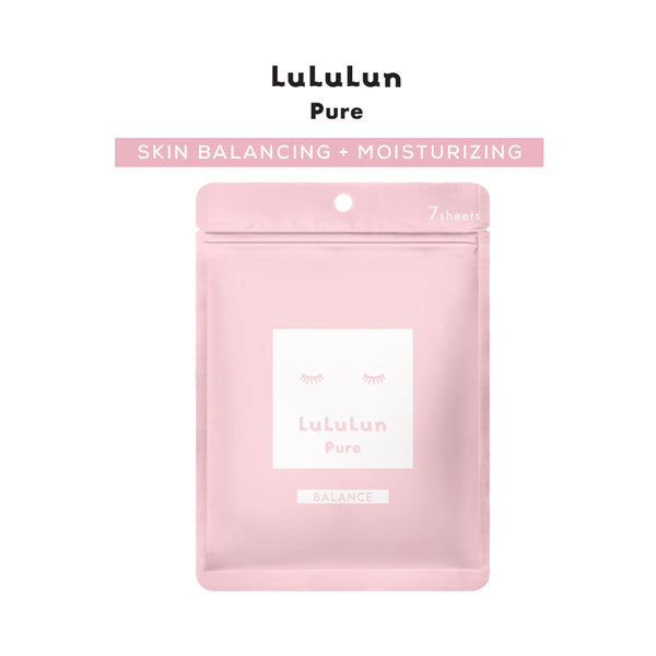 LuLuLun Pure Face Mask - 7 Sheets [3 Types To Choose]