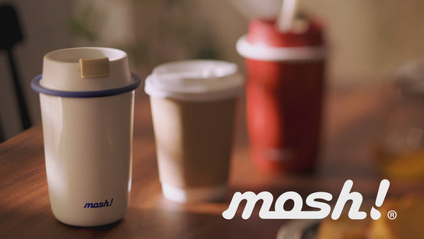 MOSH! Latte Tumbler with Straw (480ml)