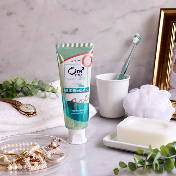 ORA2 ME Mild Stain Clear Toothpaste - Floral White Tea 125g