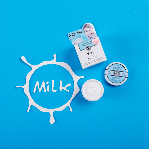 SCENTIO Milk Plus Brightening Q10 Sleeping Mask