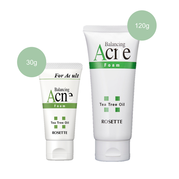 ROSETTE Acne Balancing Foam Face Wash (30g / 120g)