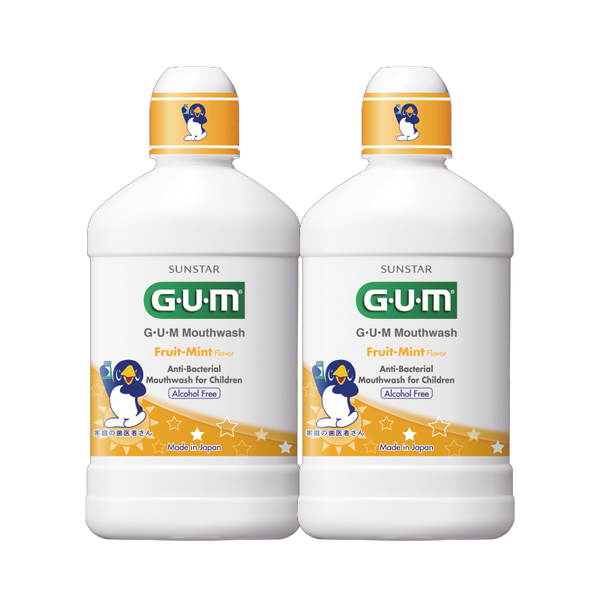 [TWIN PACK] GUM Child Mouthwash Fruity Mint (250ml)