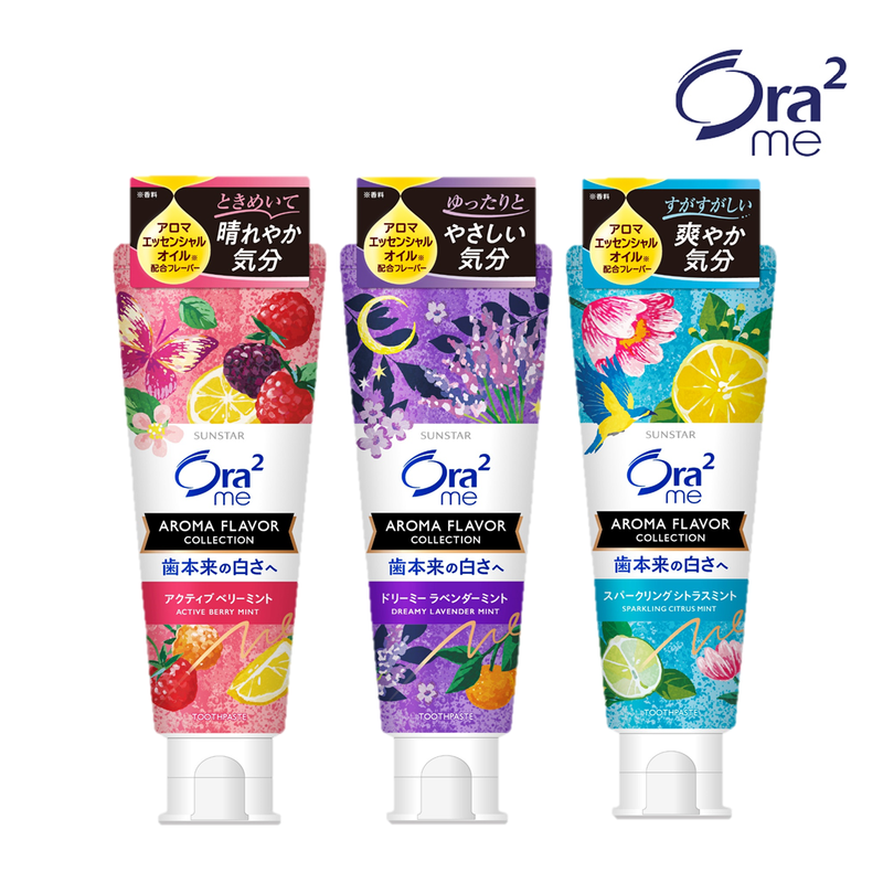 ORA2 ME Aroma Flavor Collection Toothpaste 130g (3 Flavours)