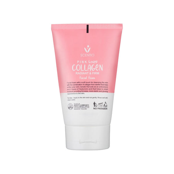 SCENTIO Pink Collagen Radiant & Firm Facial Foam (100ml)