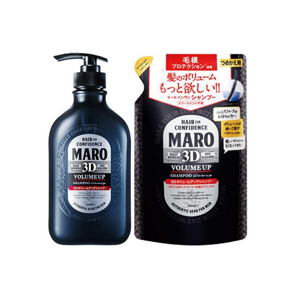 MARO 3D Volume Up Shampoo (460ml) + Refill Pack (380ml)