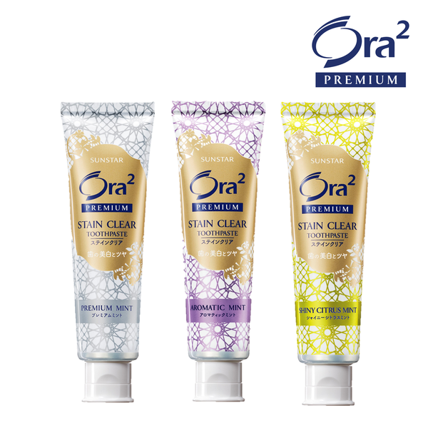 ORA2 Premium Stain Clear Toothpaste 100g (3 flavours)